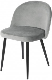 Кресло-стул DISCO black серый