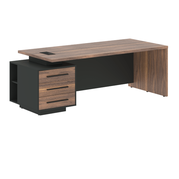 Стол руководителя с тумбой VRCT 2290(L) 2200х900х750 VE