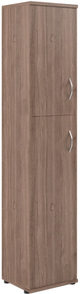 Шкаф колонка с глухой малой и средней дверьми СУ-1.8(L) Ясень Шимо 406*365*1975 в Полевском 