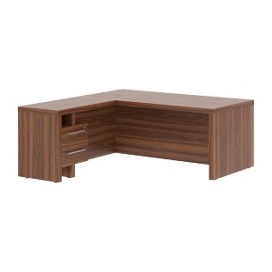 Стол руководителя с тумбой приставной ZCT 1819H.A(L) 1800х1900х750 ZENN