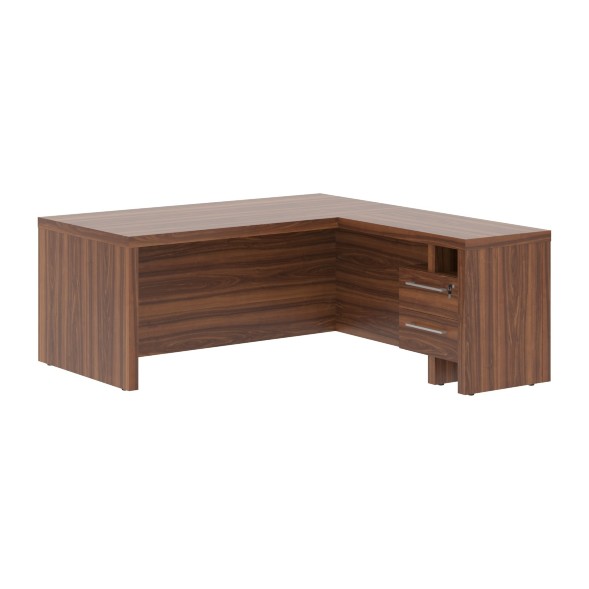 Стол руководителя с тумбой приставной ZCT 1819H.A(R) 1800х1900х750 ZENN