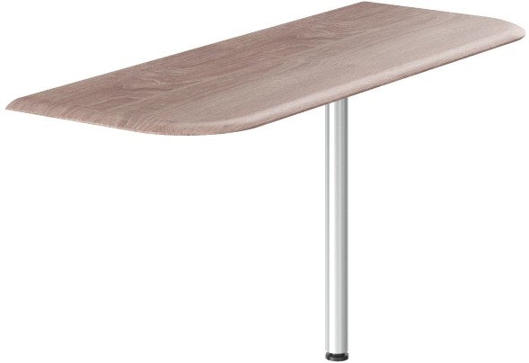 Приставка WKD 166 Дуб Сонома 1606х600х750 WAVE в Полевском 