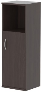 Шкаф колонка с глухой малой дверью СУ-2.1(R)  Венге Магия 406х365х1200