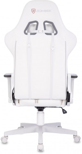 Кресло игровое Zombie Neo белый эко.кожа крестов. пластик пластик белый в Полевском 