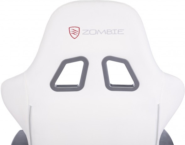 Кресло игровое Zombie Neo белый эко.кожа крестов. пластик пластик белый в Полевском 