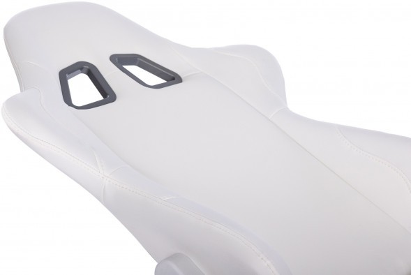 Кресло игровое Zombie Neo белый эко.кожа крестов. пластик пластик белый в Полевском 