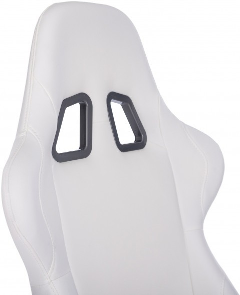Кресло игровое Zombie Neo белый эко.кожа крестов. пластик пластик белый в Полевском 