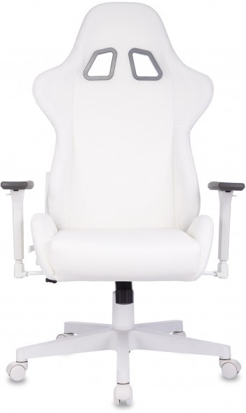 Кресло игровое Zombie Neo белый эко.кожа крестов. пластик пластик белый в Полевском 