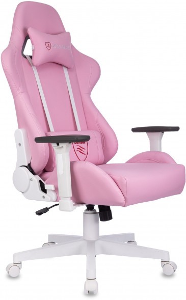 Кресло игровое Zombie Neo белый эко.кожа крестов. пластик пластик белый в Полевском 