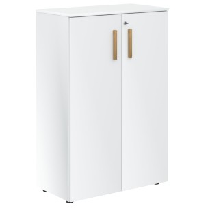 Шкаф с глухими средними дверьми и топом FMC 80.1(Z) Белый премиум/Белый премиум 802х429х1213 FORTA