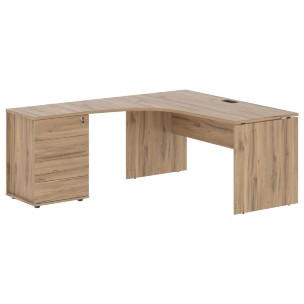 Стол эргономичный с тумбой EDCET 1518(L) 1560х1880х750 EDIS