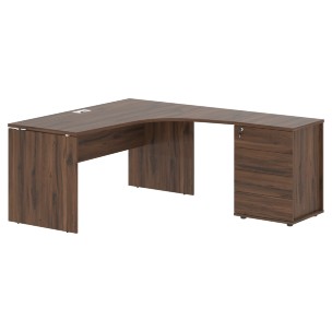 Стол эргономичный с тумбой EDCET 1518(R) 1560х1880х750 EDIS