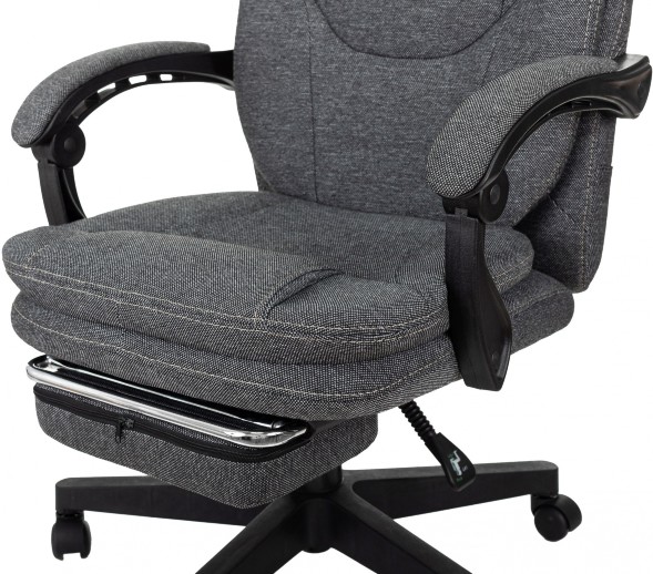 Кресло руководителя Бюрократ CH-868MSG (с подставкой для ног)