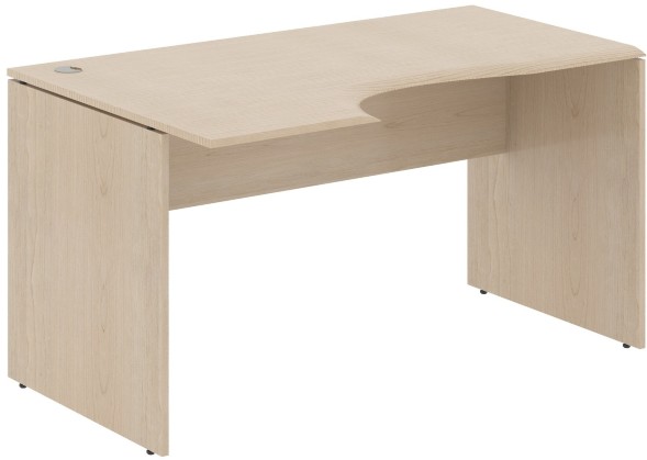 Стол эргономичный WCET 149(L) Бук Тиара 1400х900х750 в Полевском 