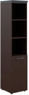 Шкаф колонка с глухой малой дверью и топом THC 42.5(L) Венге Магия