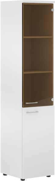 Шкаф колонка комбинированая (R) с топом XHC 42.2(R) Белый 432х432х1955 XTEN в Полевском 