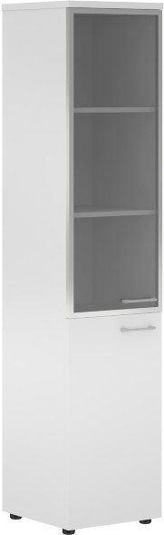 Шкаф колонка комбинированая (L) с топом XHC 42.7(L) Белый 432х432х1955 XTEN в Полевском 
