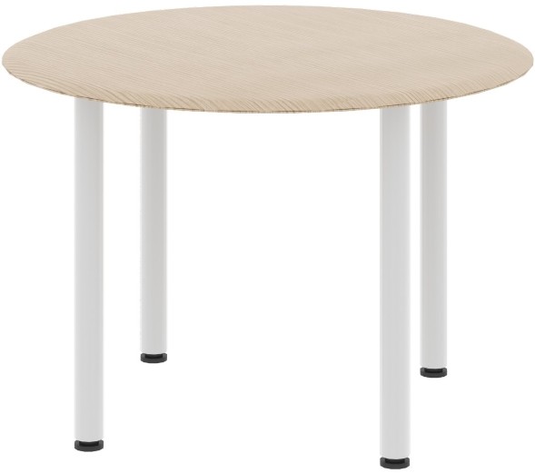 Конференц-стол круглый WRT 110 Бук Тиара 1100хх750 WAVE в Полевском 