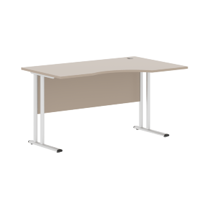 Стол эргономичный СА-2M(R) Клен*/серебро 1400х900х755 IMAGO-M