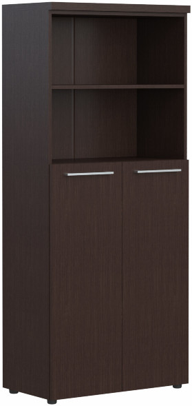 Шкаф с глухими средними дверьми и топом AHC 85.6 Венге Магия 850х456х1968 в Полевском 