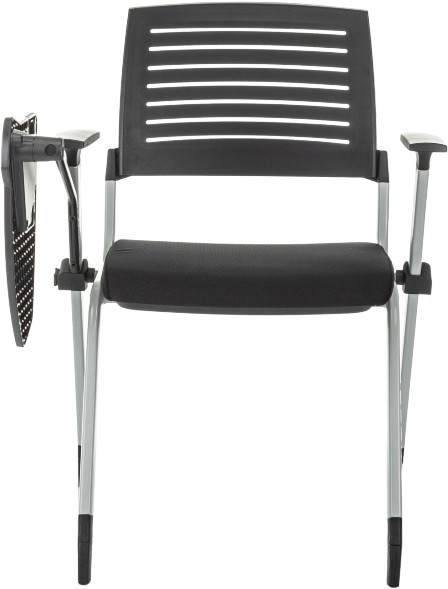 Стул Бюрократ X-Click-PP черный со столиком на ножках металл серый