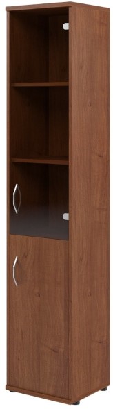 Шкаф колонка комбинированная СУ-1.2(R) Орех Французcкий 406*365*1975 в Полевском 