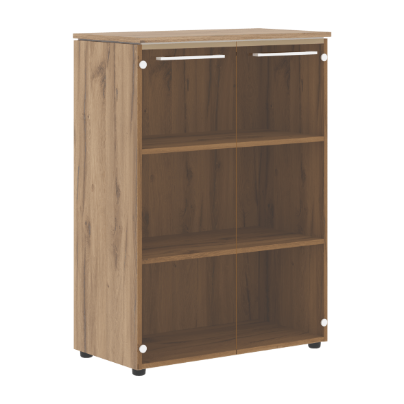 Шкаф со стеклянными дверьми MMC 85.2 854х423х1188 MORRIS TREND