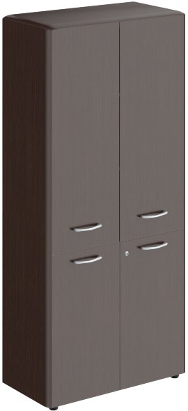 Шкаф с замками в средних и малых дверях и обвязкой DHC 85.3(Z) Венге Магия 892х470х1950