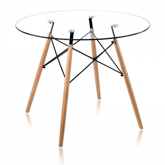 Стол DSW glass, d-90 см